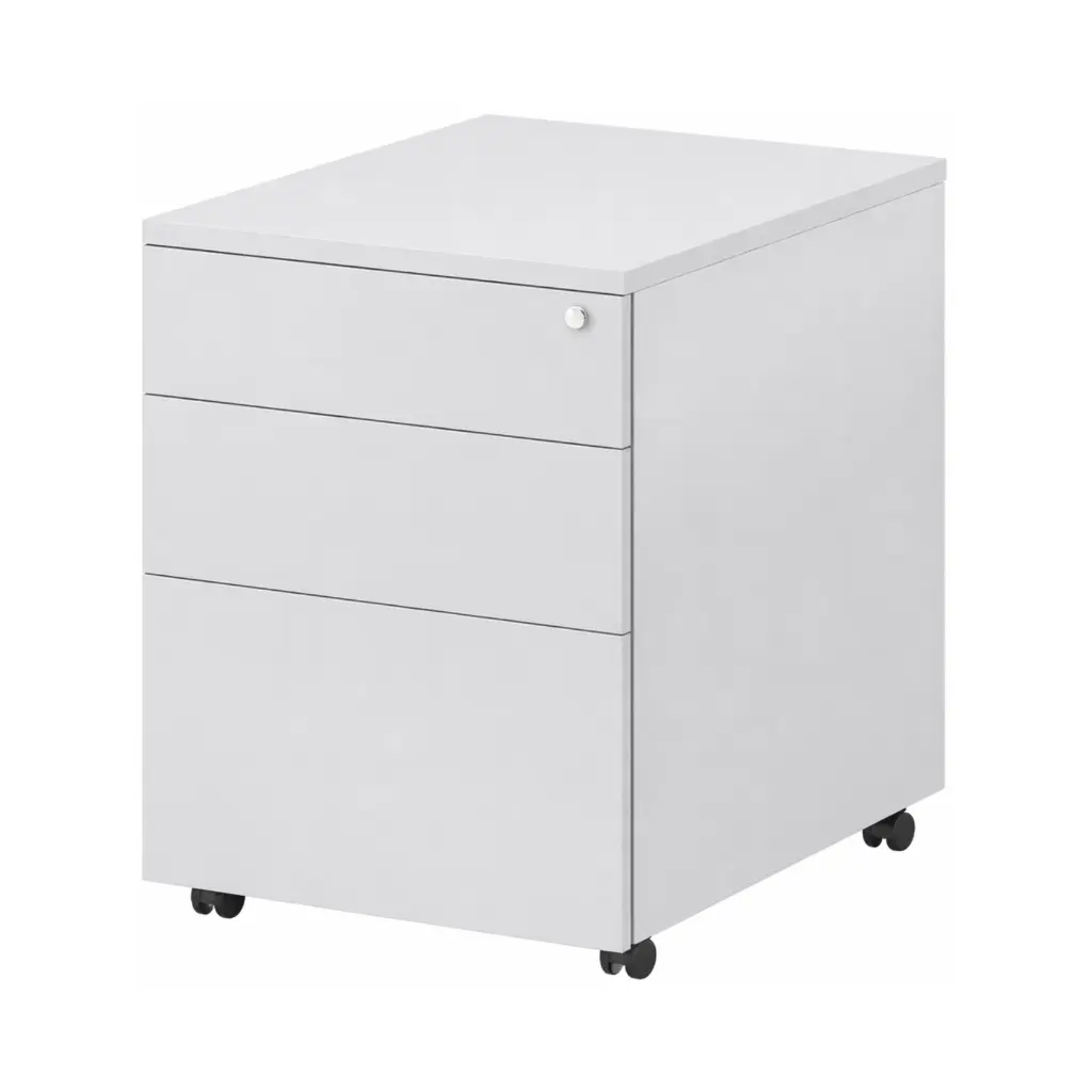 Trimline Mobile Pedestal - Secure Lockers - Silver Grey.webp