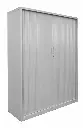 Tambour Door Cabinet - 2000Hx1200Wx462D - Silver Grey - Secure Lockers.webp