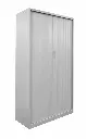 Tambour Door Cabinet - 2000Hx900Wx462D - Silver Grey - Secure Lockers.webp