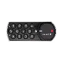 MiniK 10 PIN or NFC Digital Combination Lock - Black - Left Handed - Secure Lockers.webp