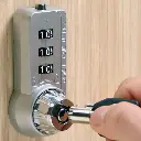Metal Mechanical Combination Lock (Private) - Timber Laminate Locker - Secure Lockers.webp