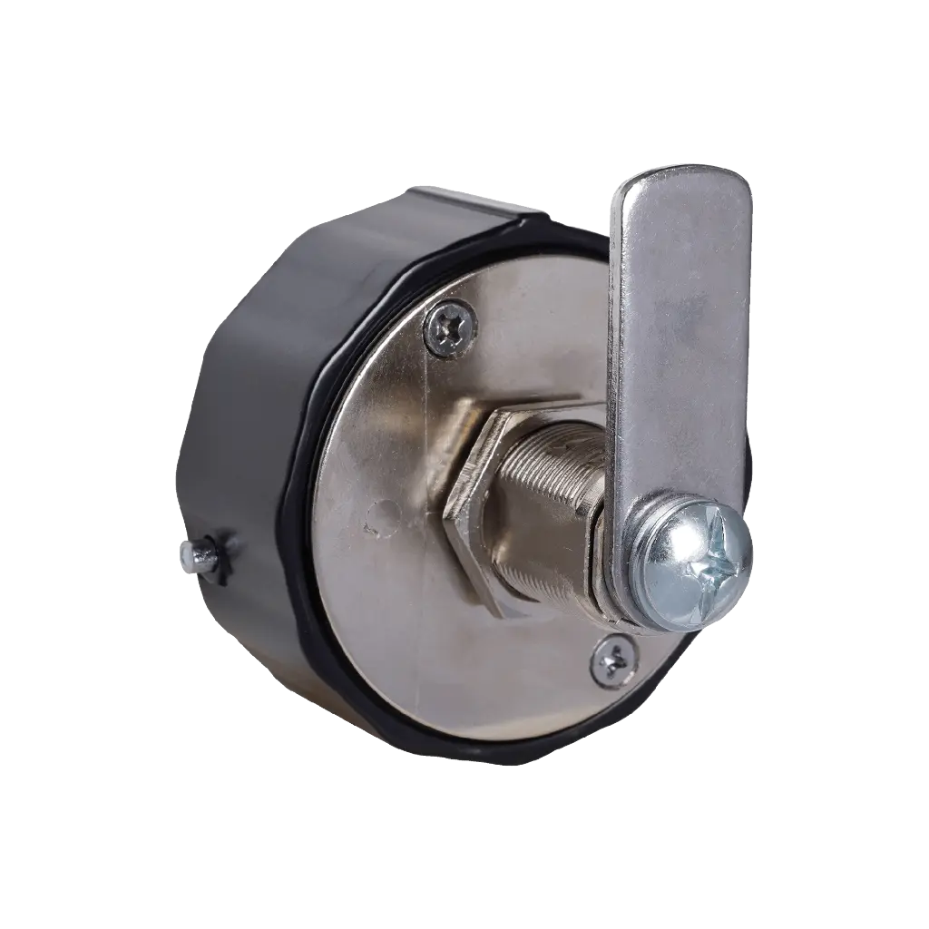 Metal Round Combination Lock - Back - Secure Lockers.webp