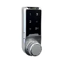 5 Digit Touch Pad Digital Lock - Silver - Vertical - Secure Lockers.webp