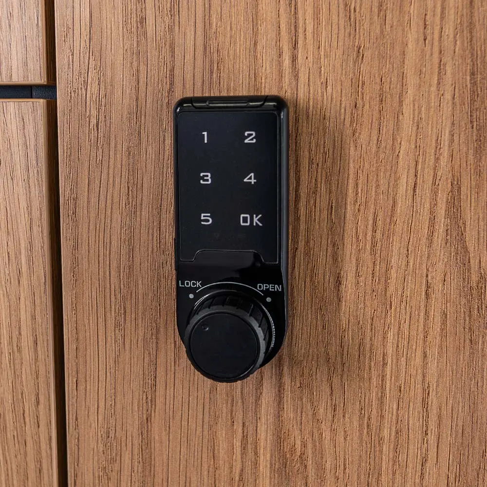 5 Digit Touch Pad Digital Lock - Timber Laminate Lockers - Secure Lockers.webp