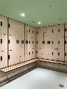Custom Laminate Lockers - 3 door and stepped door - Secure Lockers.webp