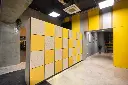Overclosing Premium Steel Lockers - Yellow Entry Way - Secure Lockers.webp