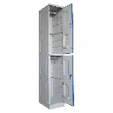 Two Door ABS Plastic Locker 1950H - Open - Secure Lockers.webp