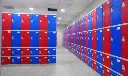 Four Door ABS Plastic Locker 1950H - Alternating Colours - Secure Lockers.webp