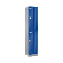 Two Door ABS Plastic Locker - Navy Blue - Secure Lockers.webp