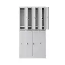 4 Door Uniform Garment Locker - Open Doors - Secure Lockers.webp