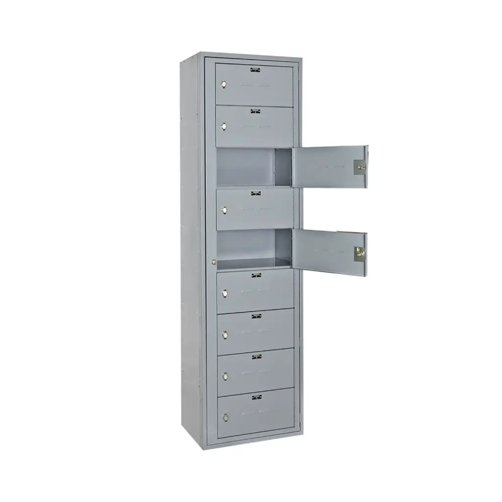 Uniform Garment Fold Locker - User Door Open - Secure Lockers.webp
