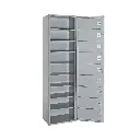 Uniform Garment Fold Locker - Laundry Service Door Open - Secure Lockers.webp