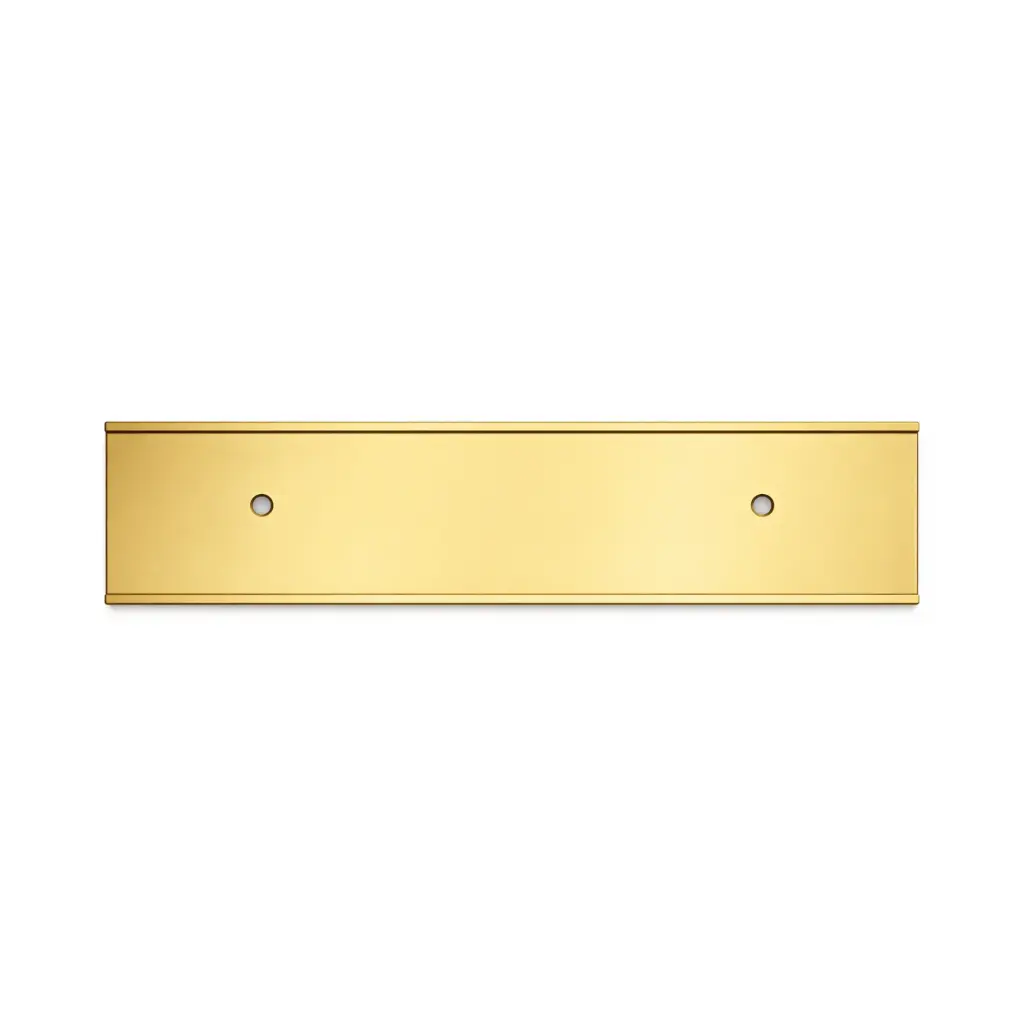 Stainless Steel Locker Nameplate Holder - Yellow Gold - Secure Lockers.webp