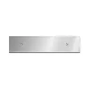 Stainless Steel Locker Nameplate Holder - Silver - Secure Lockers.webp