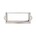 Metal Frame Locker Nametag Holder - Silver - Secure Lockers.webp
