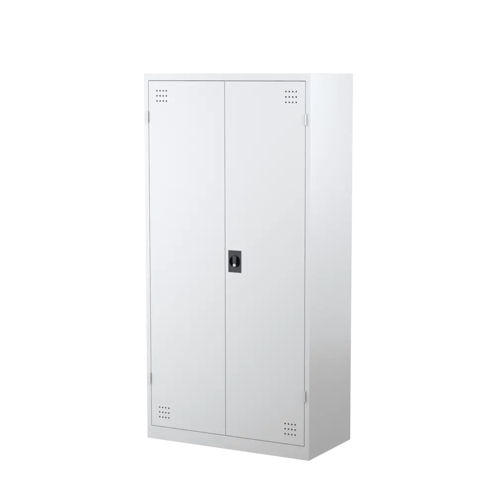 Personnel Locker Wardrobe - White - Secure Lockers.webp