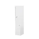 Perforated Stepped Door Metal Locker - White - Secure Lockers.webp