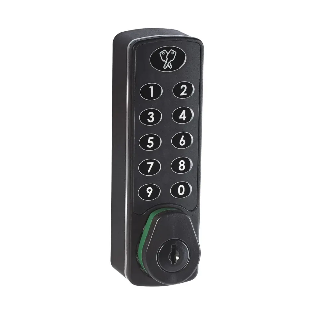 Horizon Digital Lock with Real Time Clock 3951 - Black - Vertical - Secure Lockers.webp