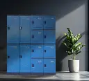 Two Door ABS Interlocking Plastic Locker - Secure Lockers.webp