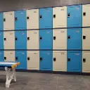 Three Door ABS Interlocking Plastic Locker - With Digital Locks - Secure Lockers.webp