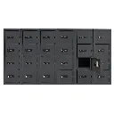 Mini Mobile Phone Metal Lockers - Charcoal Gloss - Secure Lockers.webp