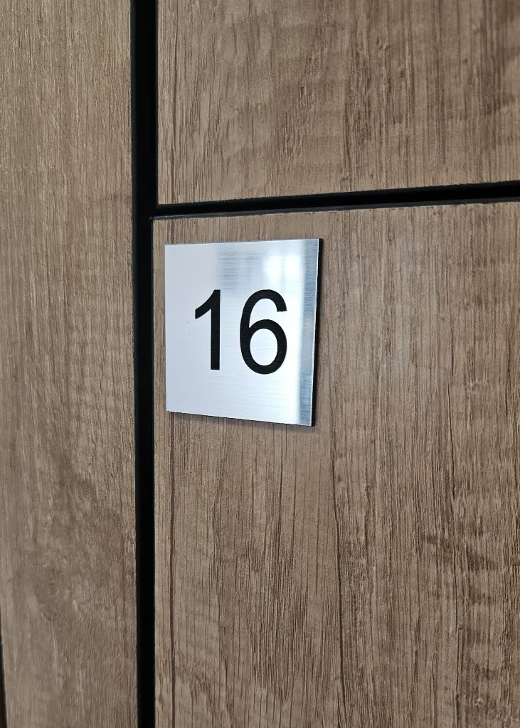 Stainless Steel Locker Numbers - Laminate Lockers.webp