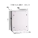 Wall Mounted Phone Slot Locker (40 Compartments) Back view - Secure Lockers.webp