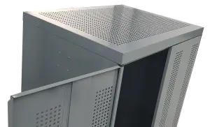 Metal Gear Storage Locker - Top View - Secure Lockers.webp