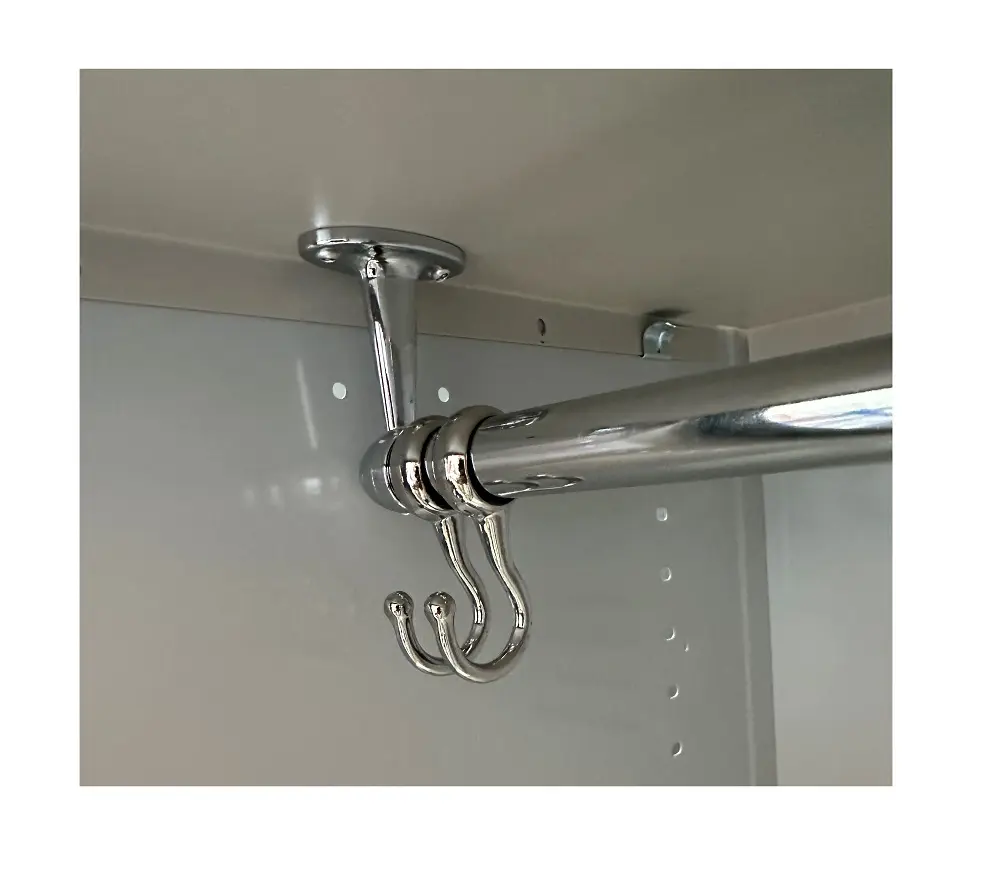 Steel Emergency Services Locker - Hanging Rail Sliding Hooks - Secure Lockers.webp