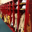 Firefighter PPE Mesh Locker - Loaded - Secure Lockers.webp