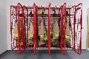 Firefighter PPE Mesh Locker - Wall Mounted with Lockable Doors.webp