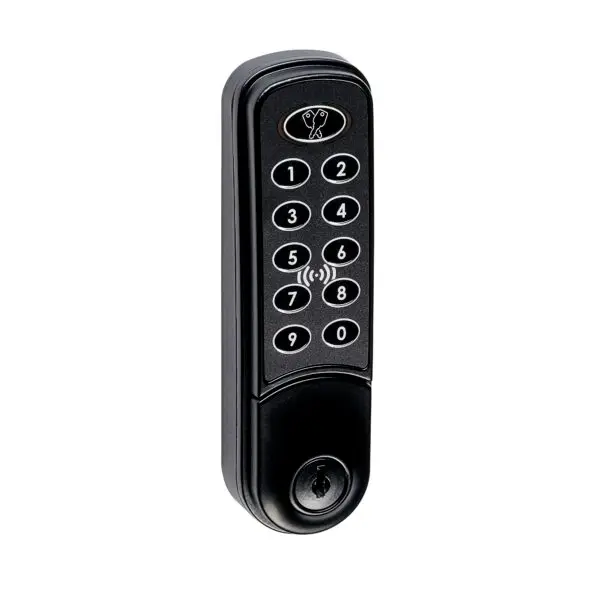 Nimbus RFID Digital Combination Lock 3963 - Black Side - Secure Lockers.webp