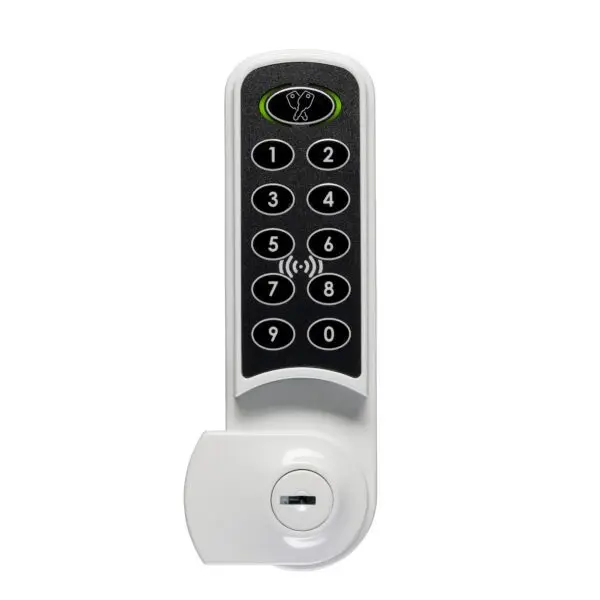 Nimbus RFID Digital Combination Lock 3963 - White Open - Secure Lockers.webp