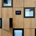 Parcel Click-and-Collect Lockers - Woodgrain Lockers - Secure Lockers.webp