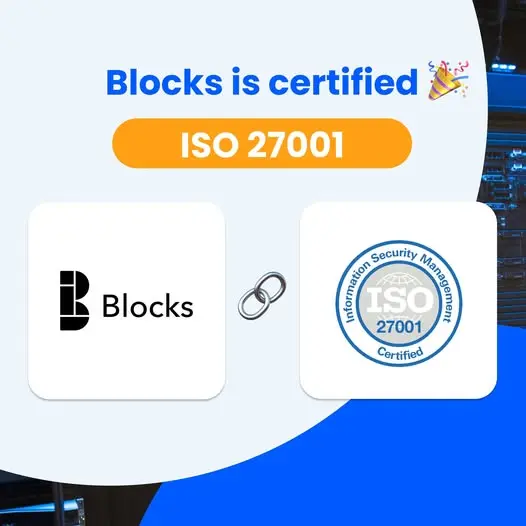Blocks Parcel Locker Software is ISO 27001 Secured.webp