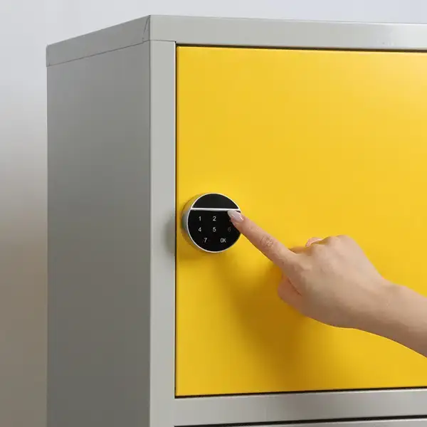 6 Digit Zinc Alloy Digital Lock - Metal Locker 2 - Secure Lockers.webp