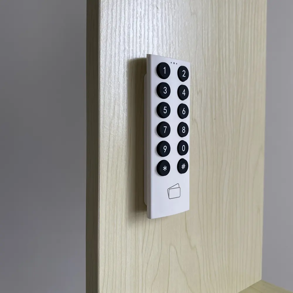 RFID Digital Slamlock Lock - White - Timber Laminate Locker - Secure Lockers.webp