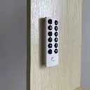 RFID Digital Slamlock Lock - White - Timber Laminate Locker - Secure Lockers.webp