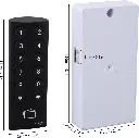 RFID Digital Slamlock Lock - Black - Dimensions - Secure Lockers.webp