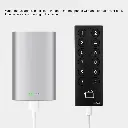 RFID Digital Slamlock Lock - White - Recharging - Secure Lockers.webp