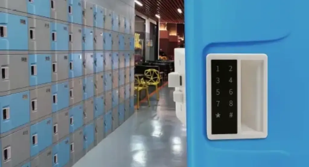 Touch Pad Digital Lock for ABS Locker - Blue ABS Locker - Secure Lockers.webp