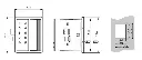 Touch Pad Digital Lock for ABS Locker - Dimensions - Secure Lockers.webp