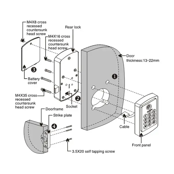 Be-Tech Cyber Digit Classic Lock - Installation Guide - Secure Lockers.webp