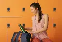 Digilock Curve Digital Combination Lock - Orange Gym Lockers - Secure Lockers.webp