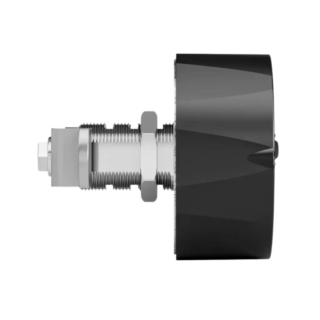 Metal 4-Digit Auto-Scramble Mechanical Lock (Public or Private) Side View - Secure Lockers.webp