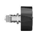 Metal 4-Digit Auto-Scramble Mechanical Lock (Public or Private) Side View - Secure Lockers.webp