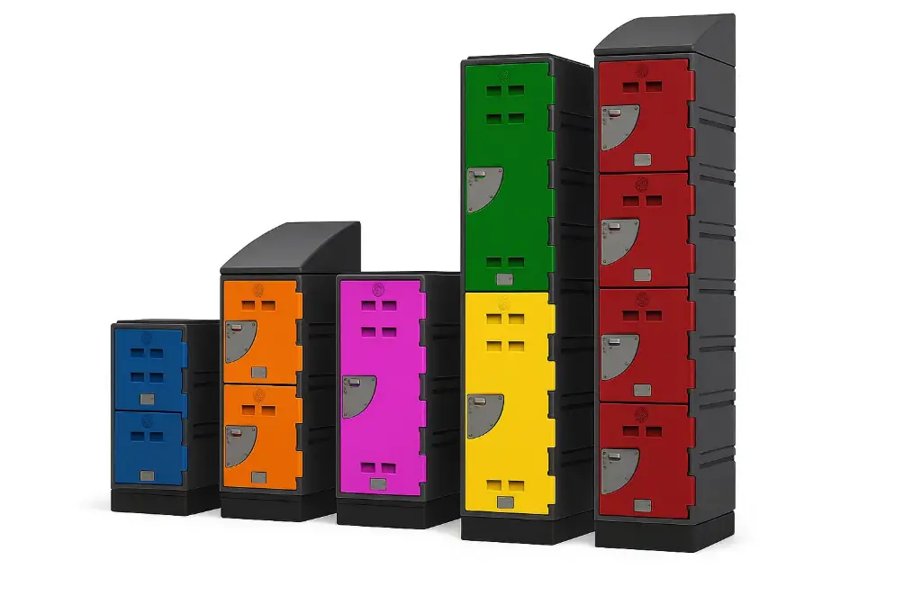 Plastic Locker 380mm W x 585mm D   