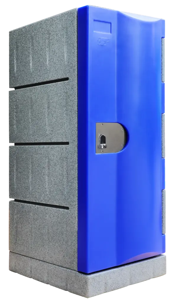 Heavy Duty Plastic Locker - 450mm W  x 910mm H  