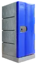 Heavy Duty Plastic Locker - 450mm W  x 910mm H  