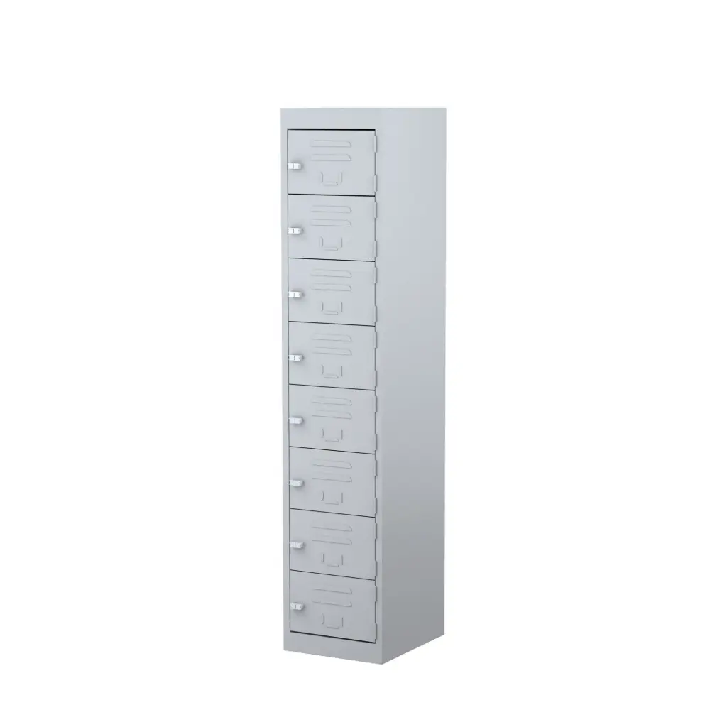 Perforated 8 Door Metal Locker 